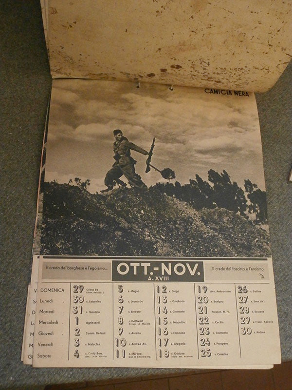 Calendario  MVSN  XVIII°