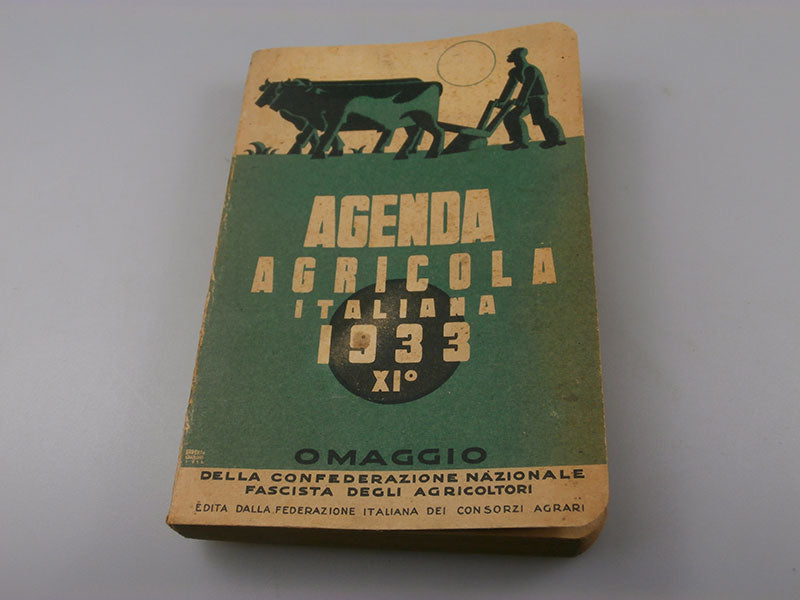 "Agenda agricola" anno 1933 XI° E.F