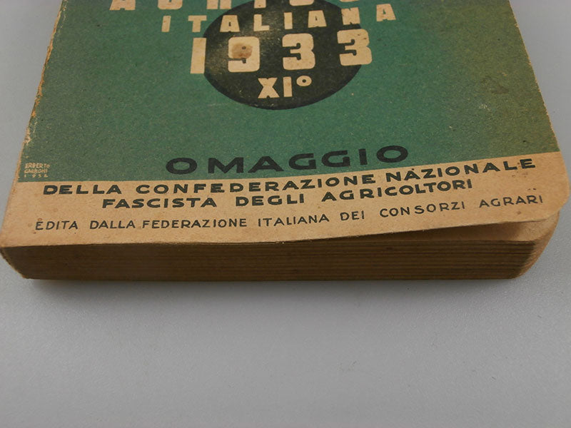 "Agenda agricola" anno 1933 XI° E.F