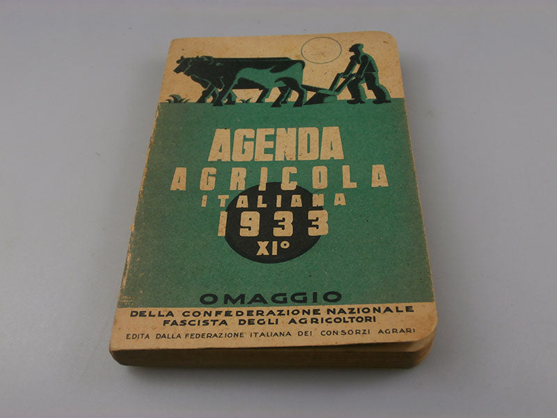 "Agenda agricola"  1933 XI° E.F