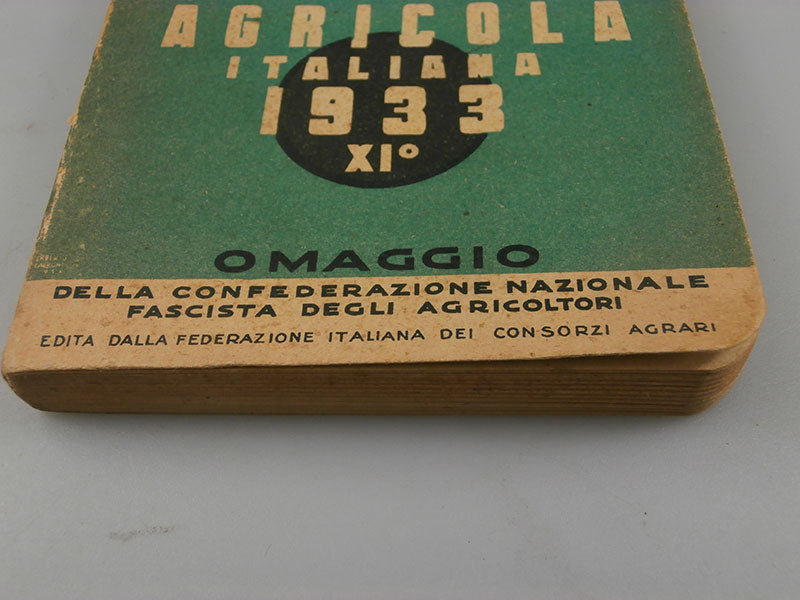 "Agenda agricola"  1933 XI° E.F