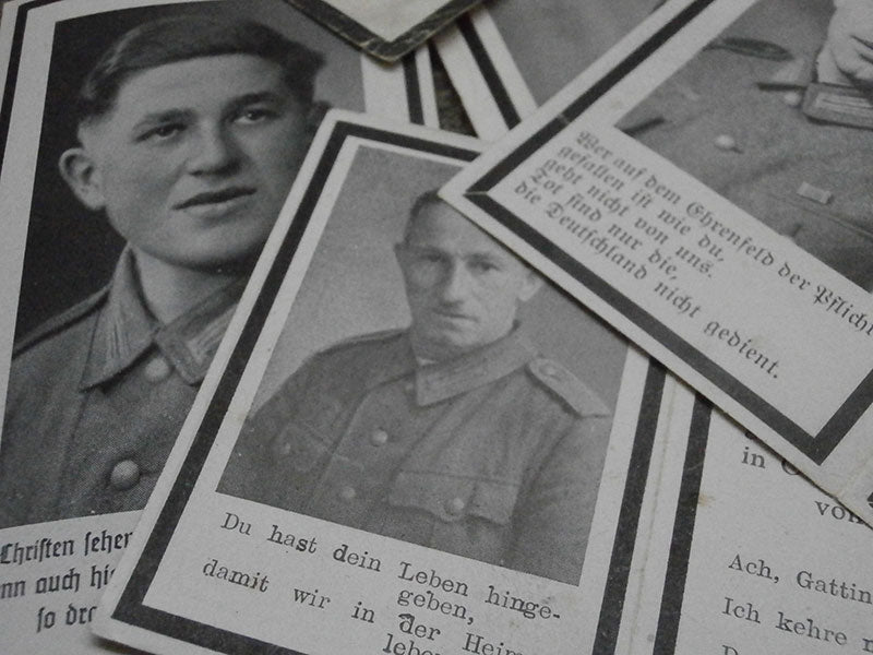 # 20 Sterbebilder caduti Fronte Est