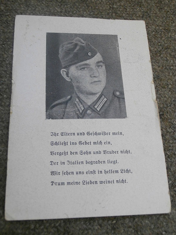 Sterbebilder 23/9/44  Italia