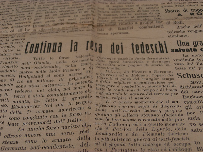 "Rinascita" due numeri del 3 e 6 Maggio 1945