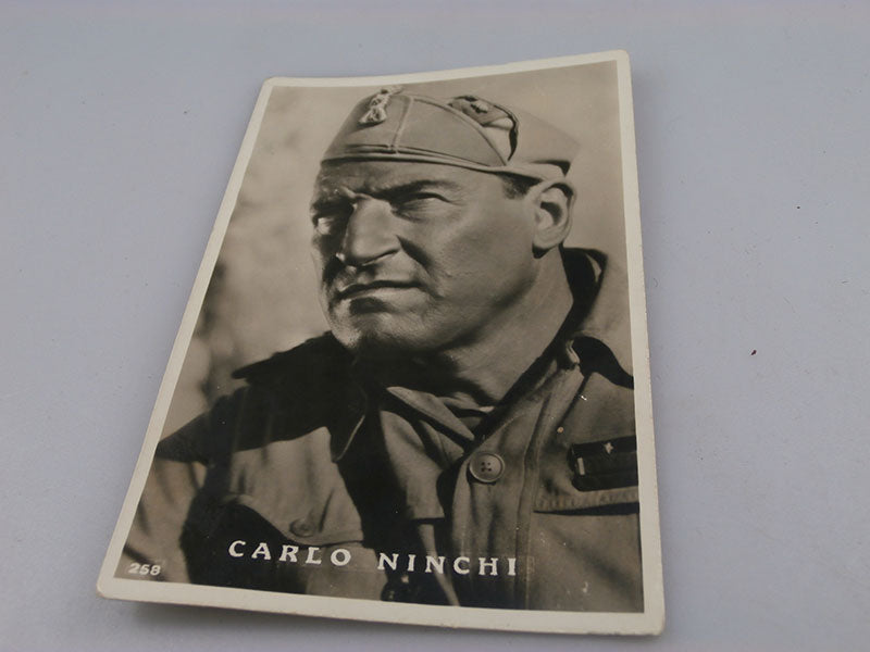 Cartolina postale raffigurante l'attore Carlo Ninchi