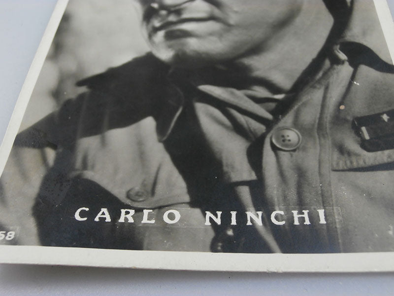 Cartolina postale raffigurante l'attore Carlo Ninchi