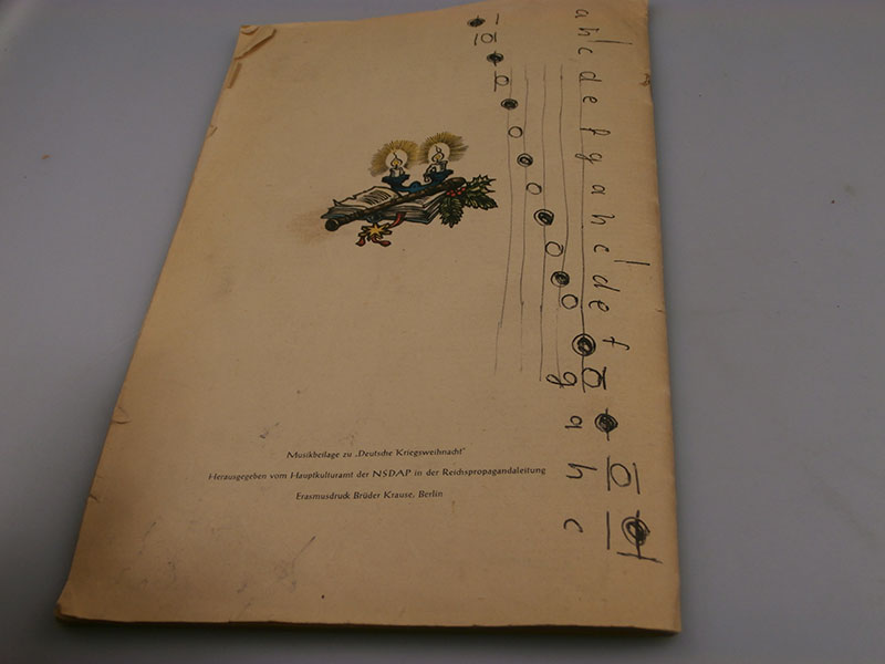 "Deutsche Kriegs Weihnacht" Libro canzoni e marce della Wehrmacht
