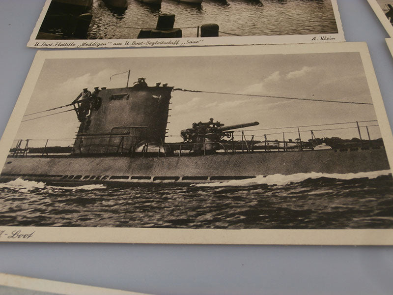# 6 cartoline postali raffiguranti U-Boot