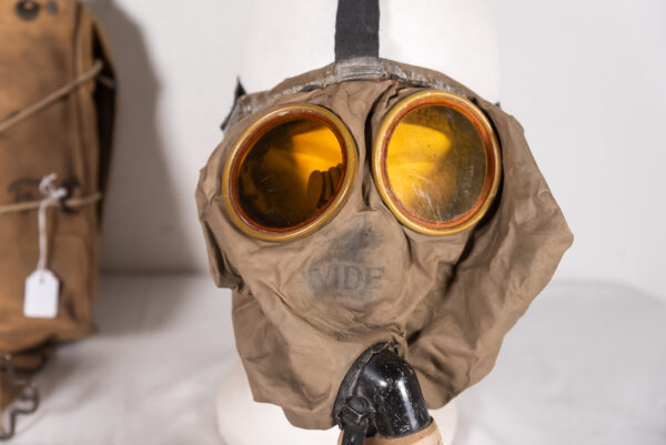 Børnecenter Vandret kaustisk US Army WW1 Gas Mask - RBNr Militaria